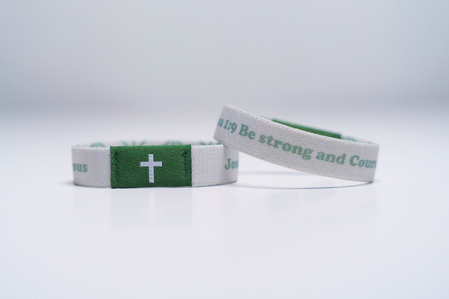 Be Strong - Christian Bracelet | Tap to Get Daily Verse | Elastic NFC Bracelet