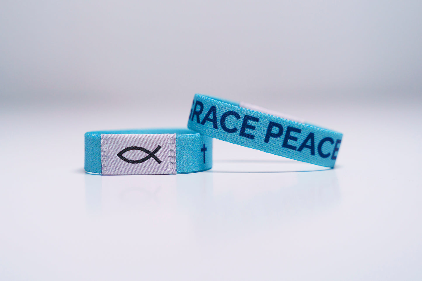 Grace Peace - Christian Bracelet | Tap to Get Daily Verse | Elastic NFC Bracelet