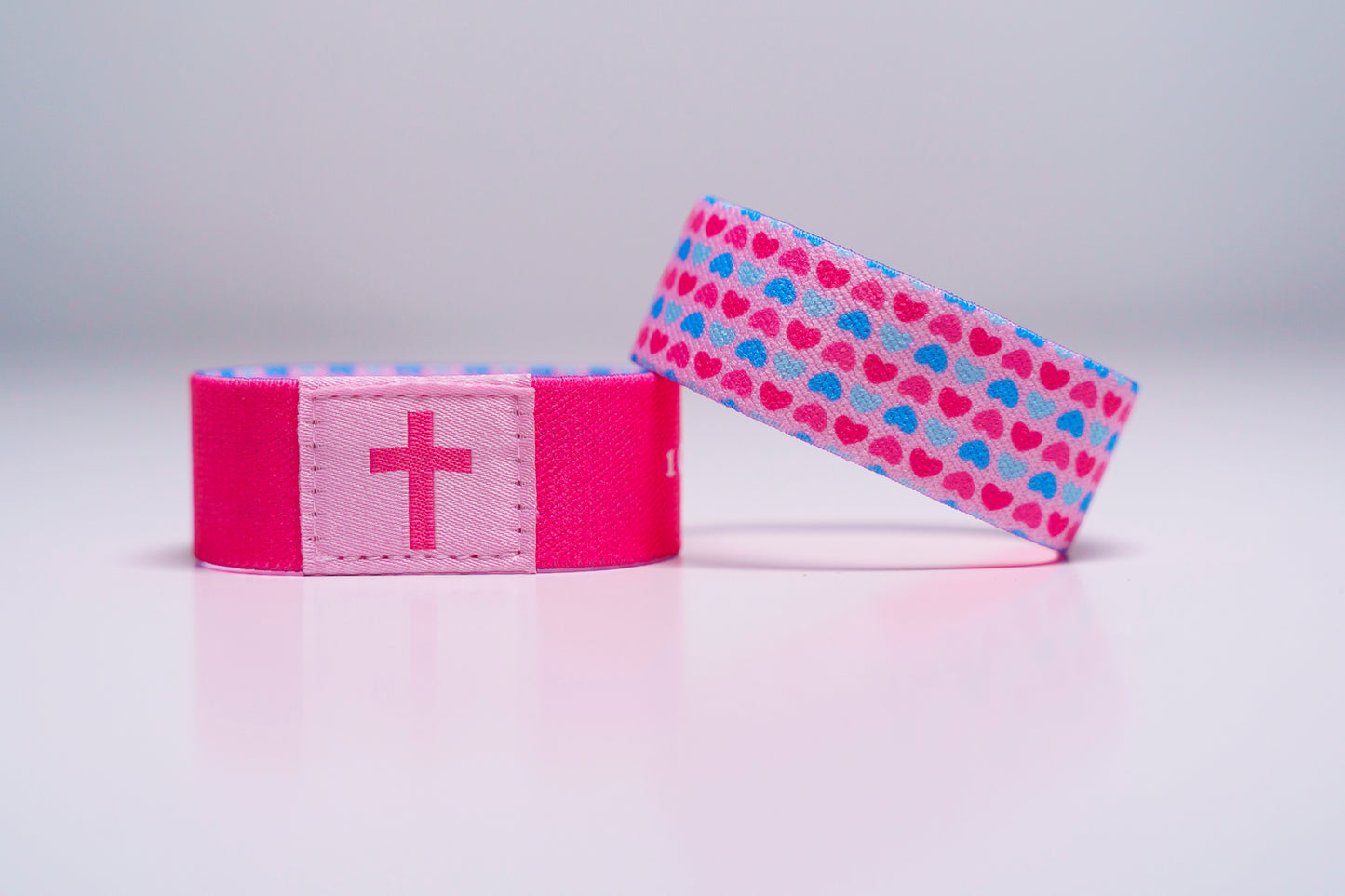 Love never Fails - Christian Bracelet | Tap to Get Daily Verse | Elastic NFC Bracelet