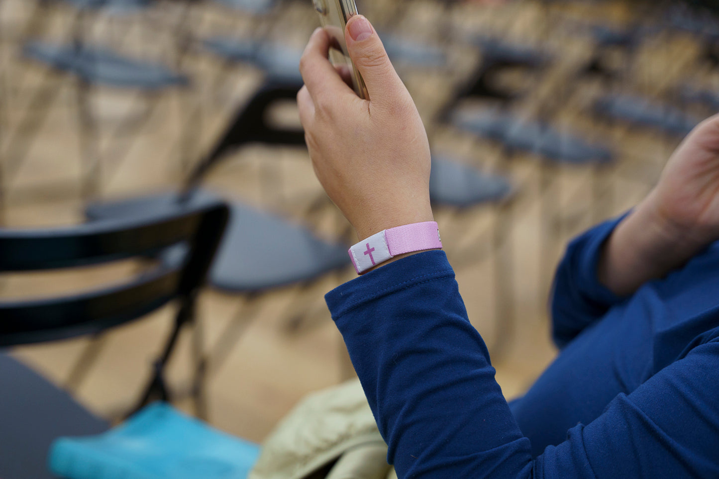 Be Still - Christian Bracelet | Tap to Get Daily Verse | Elastic NFC Bracelet