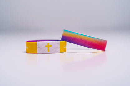 The Truth Will Set You Free - Christian Bracelet | Tap to Get Daily Verse | Elastic NFC Bracelet