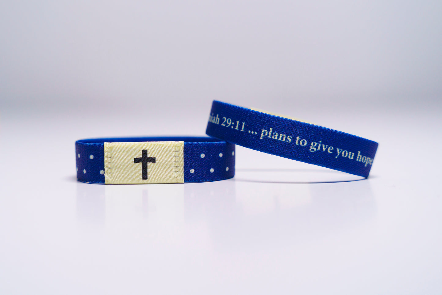 Hope and A Future - Christian Bracelet | Tap to Get Daily Verse | Elastic NFC Bracelet