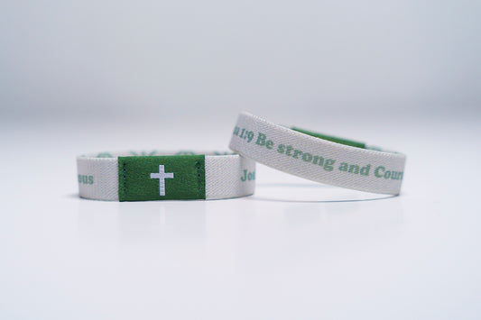 Be Strong - Christian Bracelet | Tap to Get Daily Verse | Elastic NFC Bracelet