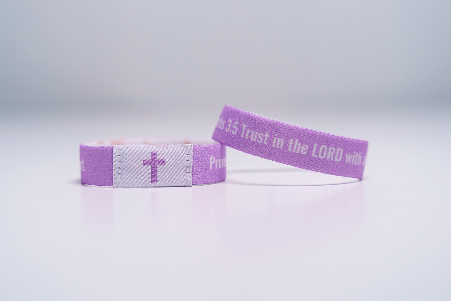 Trust in The Lord - Christian Bracelet | Tap to Get Daily Verse | Elastic NFC Bracelet