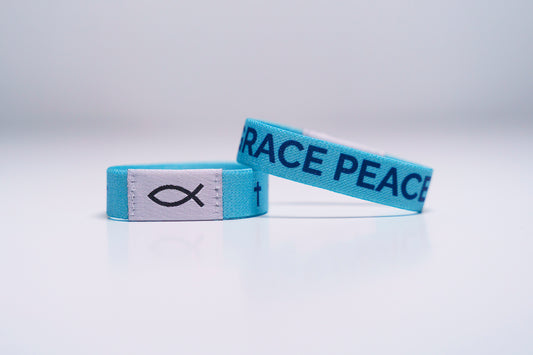 Grace Peace - Christian Bracelet | Tap to Get Daily Verse | Elastic NFC Bracelet