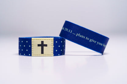 Hope and A Future - Christian Bracelet | Tap to Get Daily Verse | Elastic NFC Bracelet