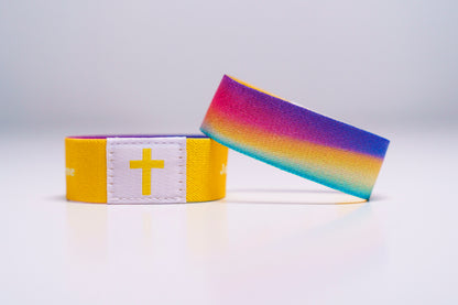 The Truth Will Set You Free - Christian Bracelet | Tap to Get Daily Verse | Elastic NFC Bracelet