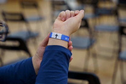 W.W.J.D - Christian Bracelet | Tap to Get Daily Verse | Elastic NFC Bracelet