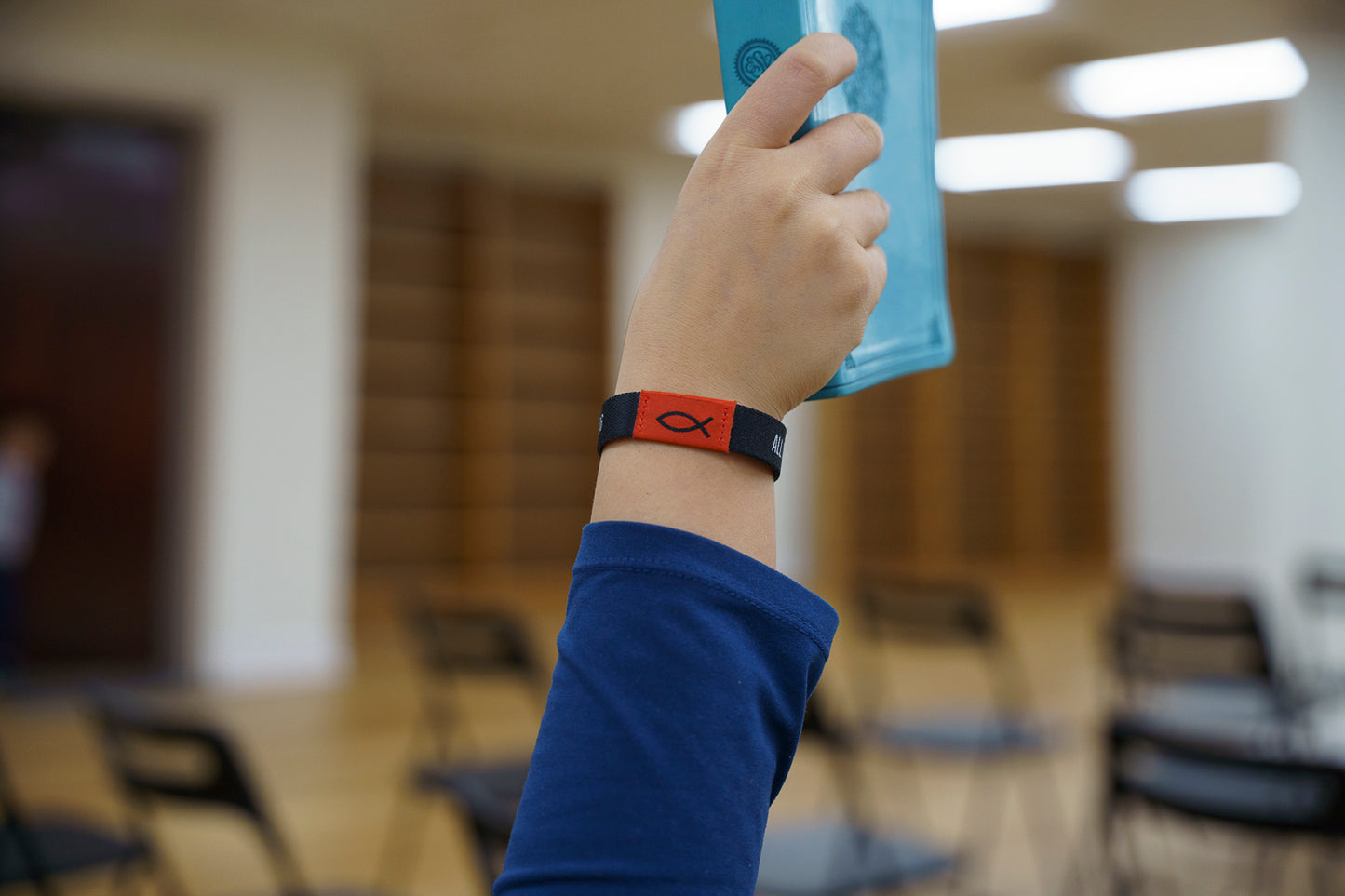 All are Possible - Christian Bracelet | Tap to Get Daily Verse | Elastic NFC Bracelet