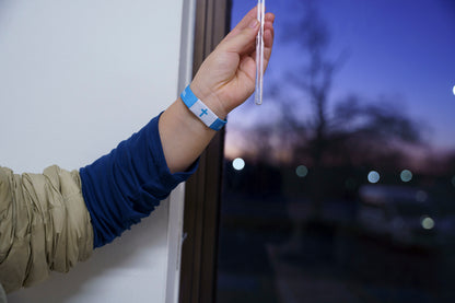 I Will Be with You - Christian Bracelet | Tap to Get Daily Verse | Elastic NFC Bracelet